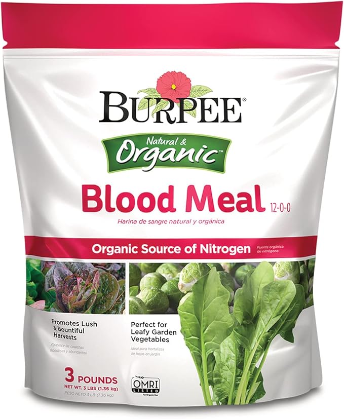 Burpee Organic Coconut Coir Concentrated Seed Starting Mix &amp Bone Meal Fertilizer | Add to Potting Soil | Strong Root Development &amp Organic Blood Meal Fertilizer | Add to Potting Soil