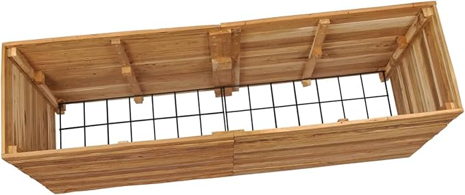 Raised Bed 59.1x15.7x28.3 Solid Wood Teak and Steel