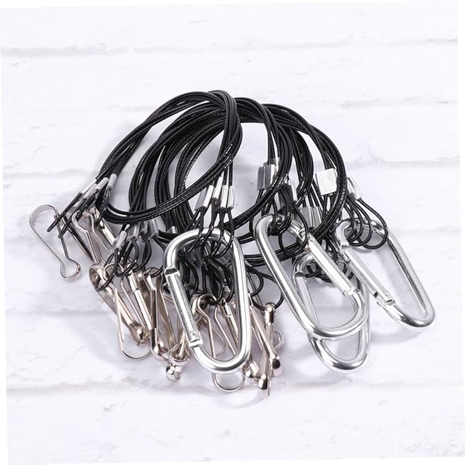 Grow Light Hanging Rope 4pcs Plant Hooks Hydroponics Hanging Kit Thick Wire Kit