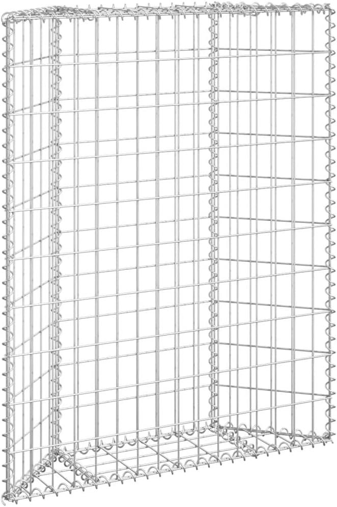 Trapezium Gabion Raised Bed Galvanized Steel 31.5x7.9x39.4
