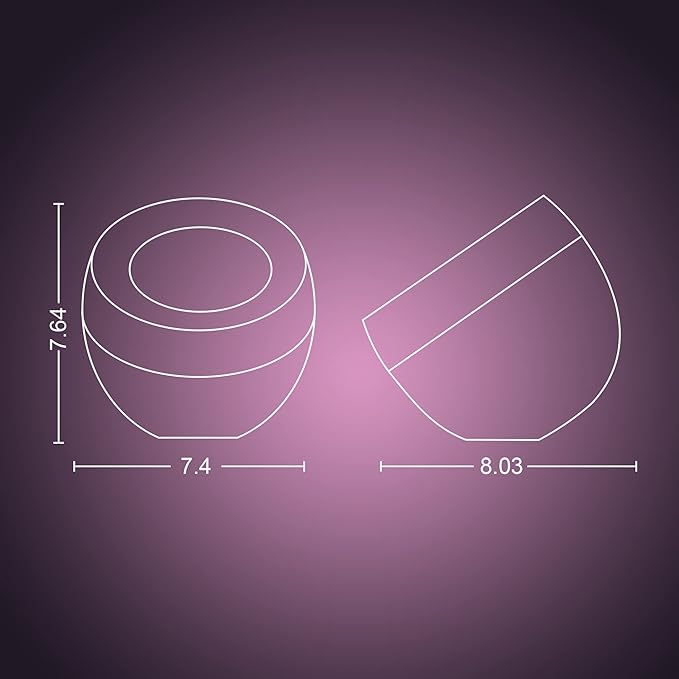 Philips Hue Iris Smart LED Table Lamp White - White and Color Ambiance - 1 Pack - Control with Hue App - Works with Alexa Google Assistant and Apple Homekit