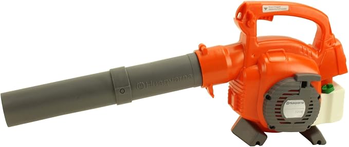 Husqvarna 125B Kids Toy Battery Operated Leaf Blower &amp Chainsaw Pretend Play Set