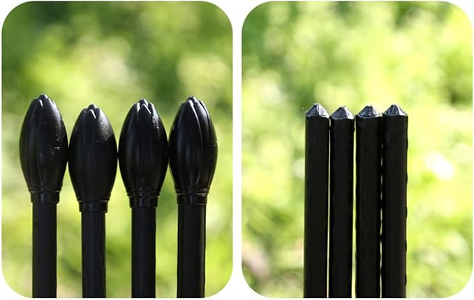 Large Garden Plant Support Cages Metal Obelisk Garden Trellis for Outdoor Potted Climbing Plants Roses Cirle Rings Hoops Stakes Plant Cage (Color : White Size : 90cm)