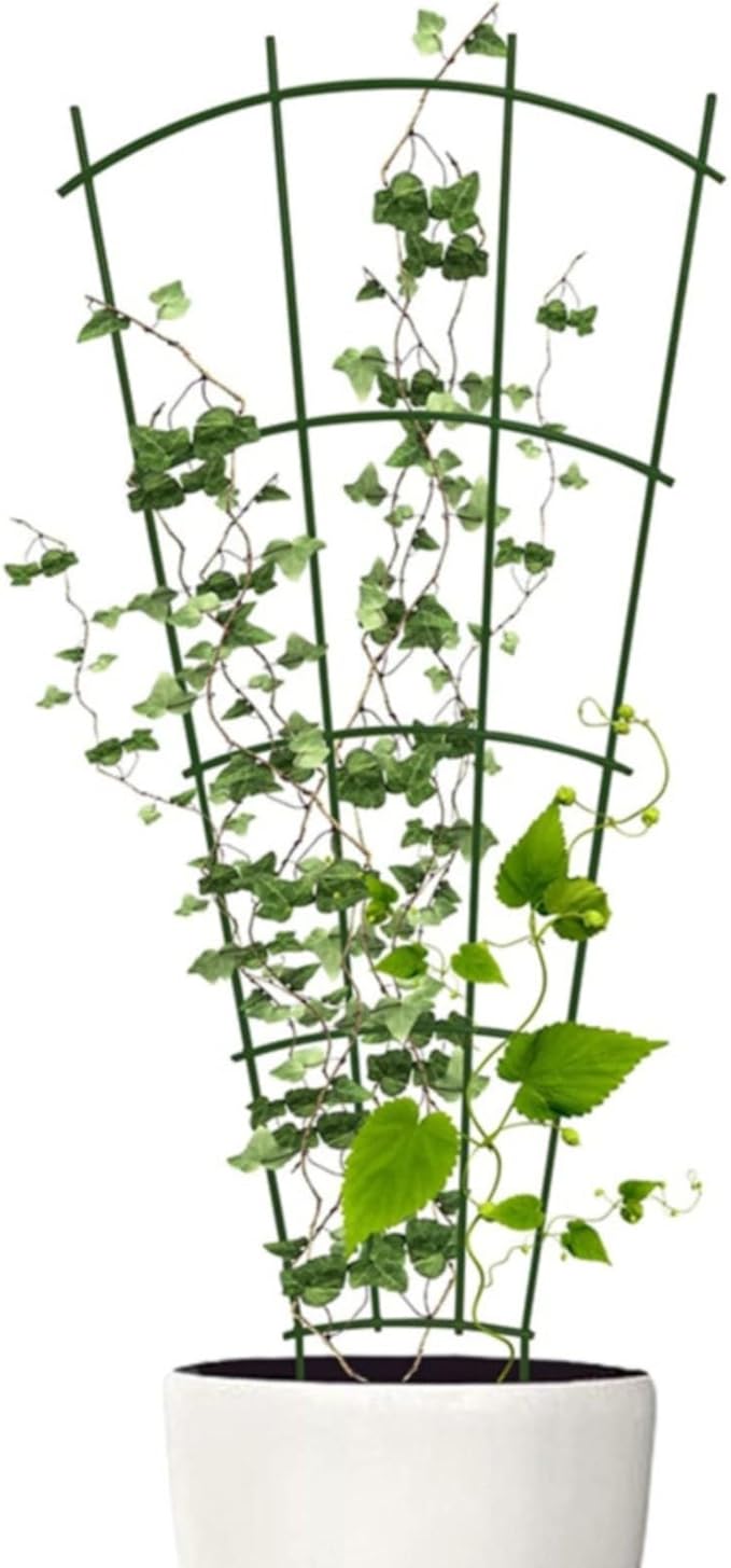 4 Pcs Indoor Plant Trellis for Potted Plants Climbing Outdoor Metal Garden Trellis for Climbing Plants Houseplants Flowers Vine Ivy