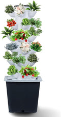Indoor Hydroponics Growing System - 30-Plant Tower with Pump Perfect for Vegetable and Herb Garden Hydroponics Growing System Kit (No Seed)