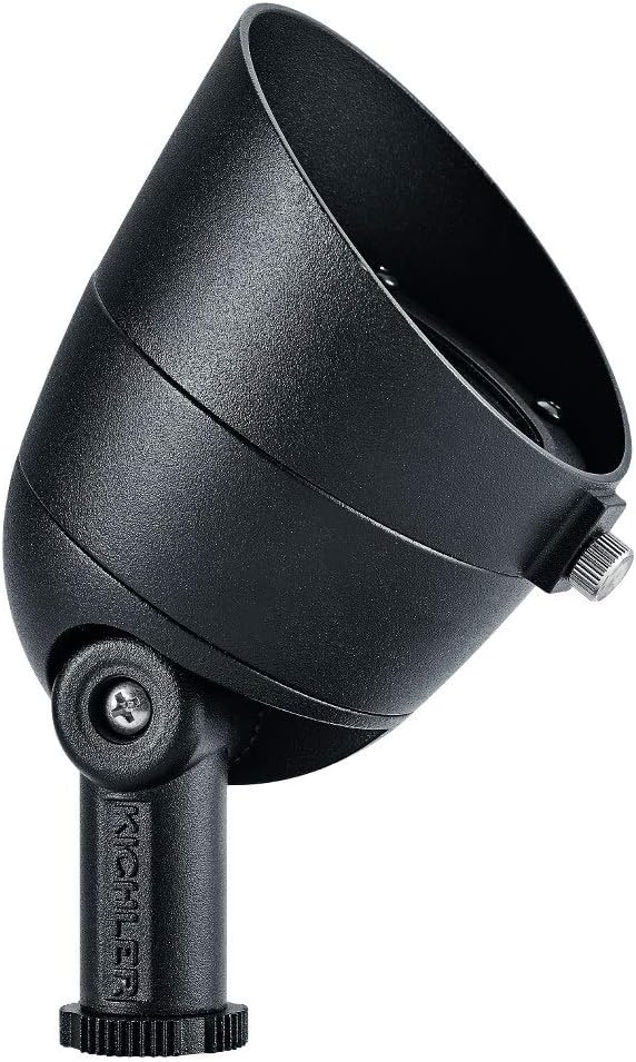 Kichler 16154BKT27 Transitional Accent from Landscape LED Collection Finish 3.50 inches Textured Black