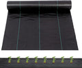 Landscape Fabric – 1.6x164ft Heavy Duty Grass Control Sheet Garden Weeds Barrier Multipurpose Lawn and Plant Mat | Plant Protection Fabric for Gardeners Vegetable Flower Beds Farm Nursery Trees