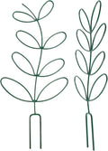 2pcs Green Metal Tomato Cages Plant Climbing Support Trellis Rack for Garden Climbing Plants and Indoor Tall Stands