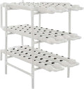 Hydroponics 3 Layer 108 Holes PVC Pipe Hydroponic Kit for Planting Lettuce Outdoor Garden Hydroponics Growing Tower 0823*