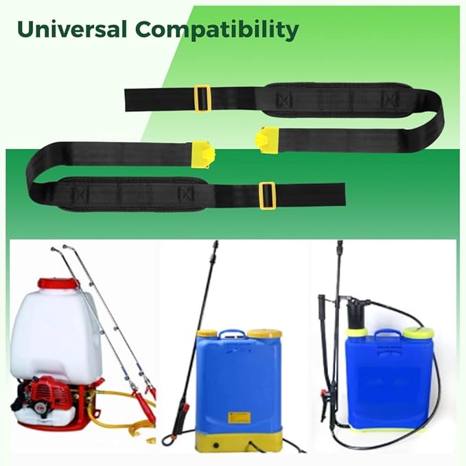 Adjustable 39.4 Sprayer Shoulder Saver Harness Comfortable Garden Sprayers Accessories 2 Pairs Backpack Sprayer Belts with Thickened Sponge