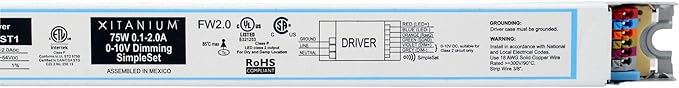 Advance Ballast XITANIUM LED Driver 75W 0.1-2.0A 54V 0-10V INT-T