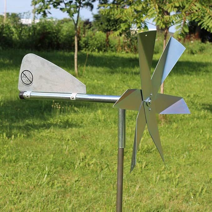 Lehman's Mole Chasing Humane Deterrent Windmill Covers 20000 Feet Using Vibrations from Wind Single