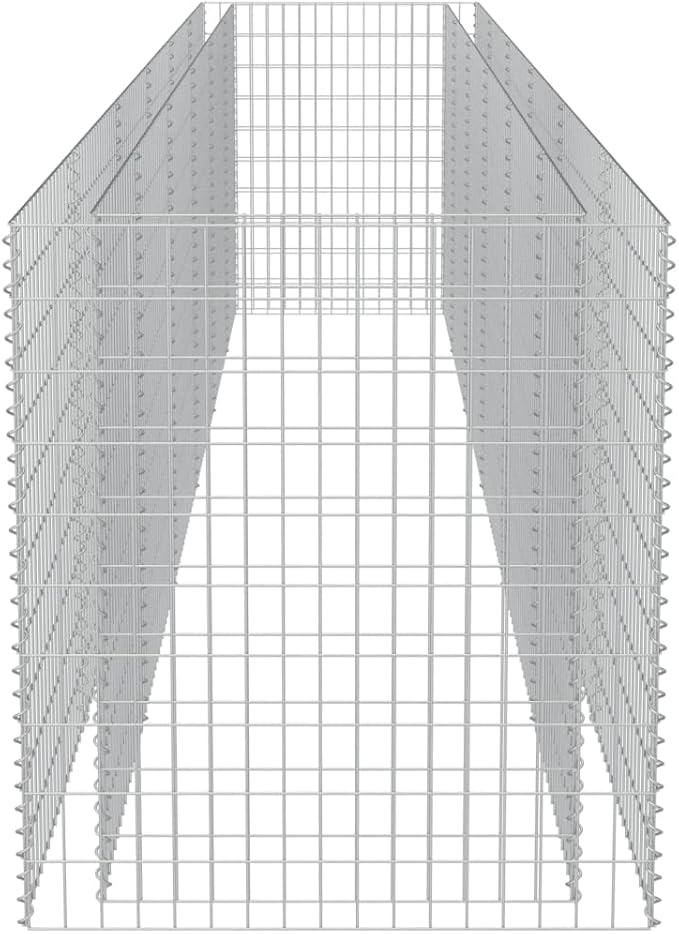 YAFF Gabion Raised Bed-HexagonalOutdoor Landscape for GardenBackyardPatioBalcony212.6x35.4x39.4