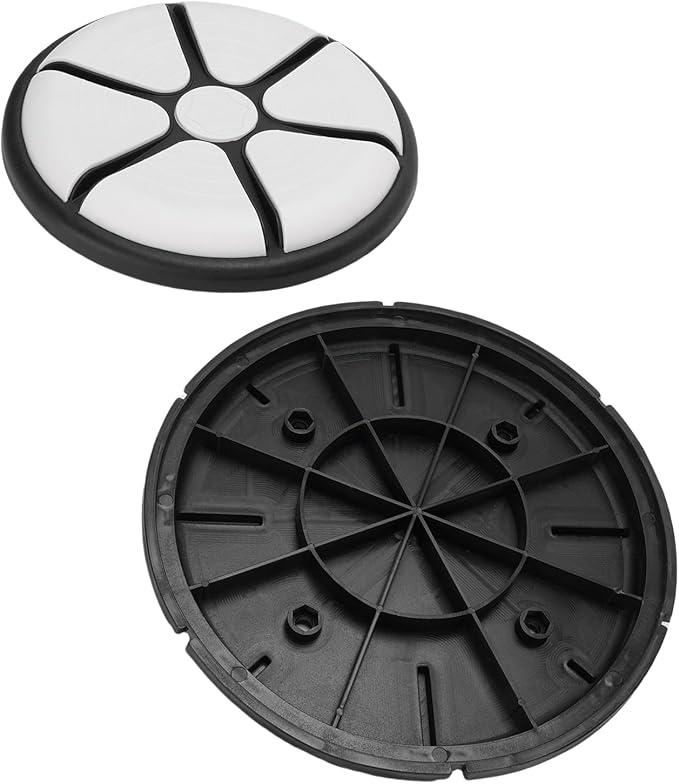 Focket Bucket Seat Portable Detachable 360 Degree Swivel Bucket Top Seat Cushion Bucket Wear Proof Anti Slip Lid Stool Cushion for Car Washing Fishing Baseball Gardening