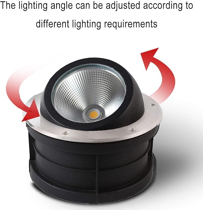 Adjustable IP67 Waterproof LED Outdoor Spotlight for Illuminating Palm Trees and Stone Walls