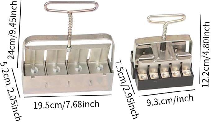 Generic Soil Block Maker Seed Starter Soil Tray Plant Growing Tool Soil Blocking Tool for Seed Starting Set C