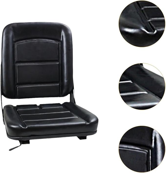 Tractor Seat Forklift Seat Convenient Ergonomic Comfortable Replacement Accessories for Bulldozer Scrubber Garden Lawn Mower