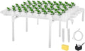 54 Holes Hydroponic Piping Grow Kit Planting Tools Gardening System Nursery Pot Hydroponic Soilless Plant Growing Systems Vegetable Planting Grow Kit Rack