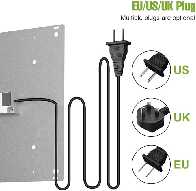 2Pack 200W LED Plant Light 110V Full Spectrum Indoor Seedings Cultivation Lights AC100-277V Hydroponic Planting Panel Lights UV/IR Greenhouse Tent Succulent Vegs Potting Moss Filling Lights US Plug