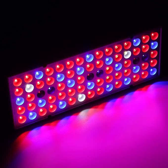YWBL-WH 75 LED Plant Growth Light Full Spectrum Growing Lights Small and Light with Premium Materials. Suitable for Gardens Greenhouses
