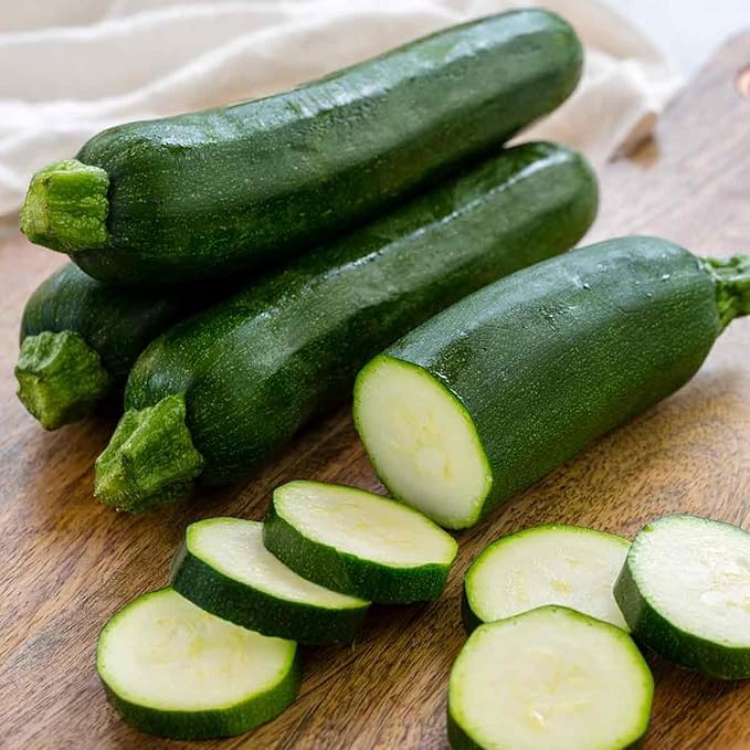 TomorrowSeeds - Black Beauty Zucchini Seeds - 1 Pound ~ 3400+ Count - for 2026 Planting AAS Winner Dark Green Summer Squash Courgette Bush Garden Vegetable Fresh Grow Your Own Home Farm Patio Healthy