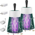 Mozz Guard Mosquito Zapper 2025 New MozzGuard Outdoor Mosquito Lamp USB Charing and Low Noise Portable Cordless Zapper Outdoor for Indoor Home Garden Camping Picnic (2 Pack)