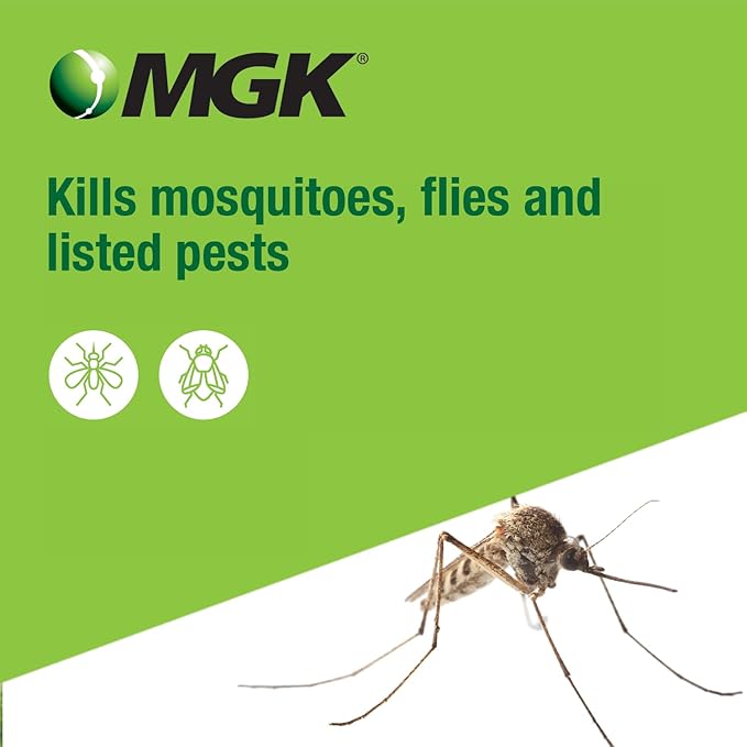MGK Riptide® Waterbased Pyrethrin ULV | Flying Insect and Mosquito Insecticide | Mosquito Yard Spray Concentrate | for Outdoor Applications | 64 Ounces