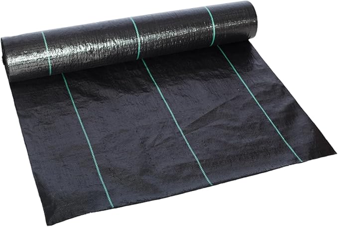Landscape Fabric for Gravel - Garden Blocker Sheet | 1.6x164ft Ground Cover Fabric with Heavy Duty Material Sturdy Barrier Layer for Vegetable Beds Flower Gardens Greenhouse Landscaping