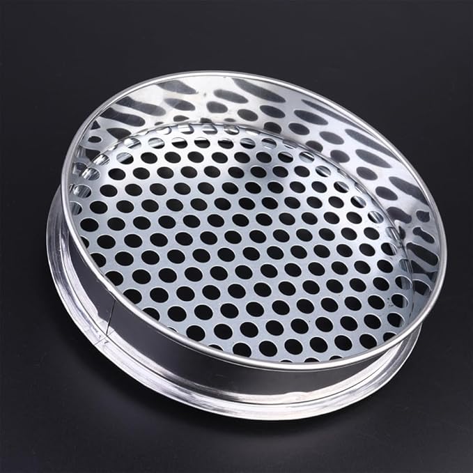 BESPORTBLE 2pcs Stainless Steel Mud Sifter Round Essential Gardening Tool for Soil Screening and Composting Mesh Filter for Rocks and Debris Removal