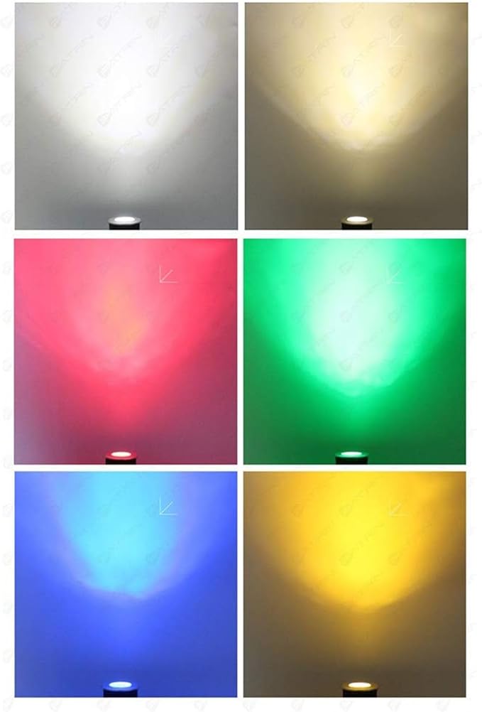 Recessed Underground Light - Outdoor Led Underground Light No Glare Landscape Lighting Spotlight Ip67 Waterproof Garden Lights Led Decking Lights Apply to Stairs TER-Yellow Light-3W12V