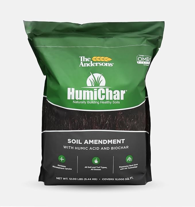 The Andersons HumiChar Organic Soil Amendment with Humic Acid and Biochar Covers 12000 sq ft (12 lb)
