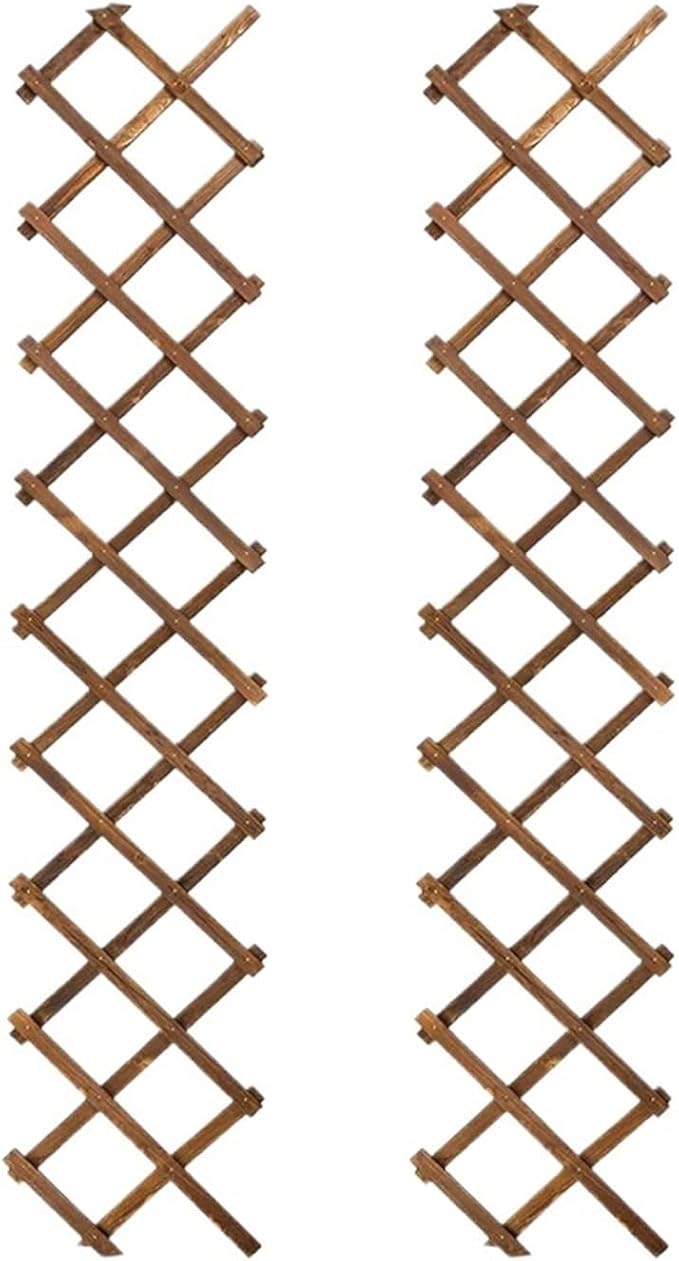 Expandable Garden Trellis Wooden Lattice Panels for Outside Expandable Wood Fence Wall Garden Trellis Frame Climbing Plant Outdoor Vine Decorative