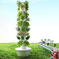 Vertical Hydroponics Garden Tower Automatic Water Hydroponic Tower Vertical Garden Kit Indoor Gardening System for Green Vegetables and Fruits9 Layers