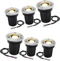 6 Pack Ground Spotlights - 1W Outdoor LED Flood Light IP67 Waterproof Outdoor LED Recessed Spotlight Buried Lights For Paving Patio Step Garden Lawn Landscape Lighting(Purple Light220v(1W))