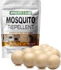 Mosquito Repellent Outdoor Patio Mosquito Repellent Balls Indoor Mosquitoes Deterrent for Yard Mosquito Control Keep Mosquito Away for Room/Porch/Camping Effective for 60 Days-12P