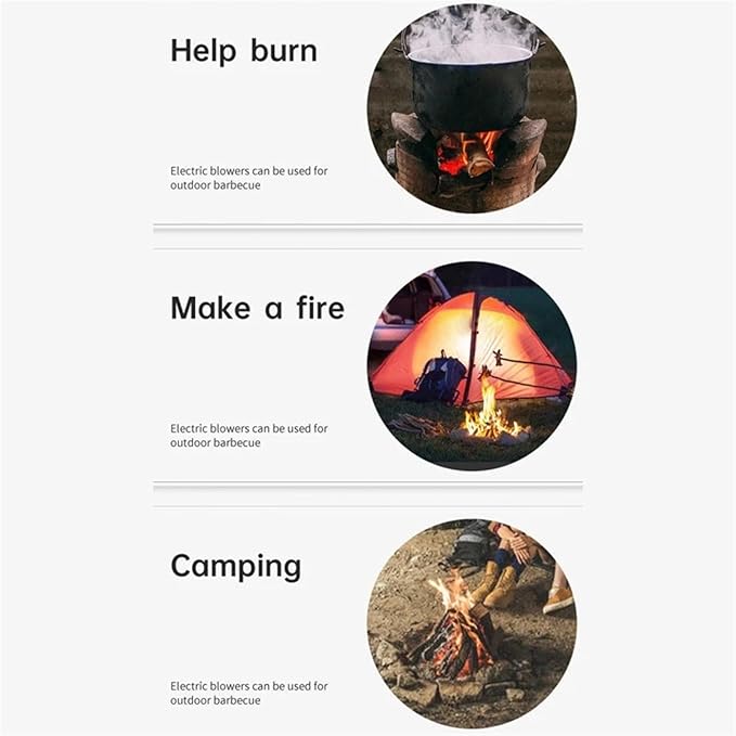 Electric Air Blower Wireless Speed Control Fan Outdoor Tool Camping Air Blower