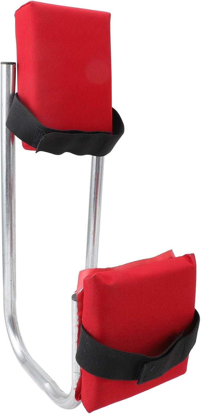 Gardening Knee Seat Labor Saving Kneeling Seat with EVA Pad Anti Numbness Leg Brace for Gardening Fishing Floor Cleaning High Load Bearing Portable Kneeling Seat for Repair Work (Red)
