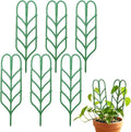 Plant Trellis for Climbing Plants Indoor Outdoor Plastic Garden Trellis Adjustable Potted Plant Support for Pothos Ivy Hoya Monstera &amp Flower Vines (6PCS)