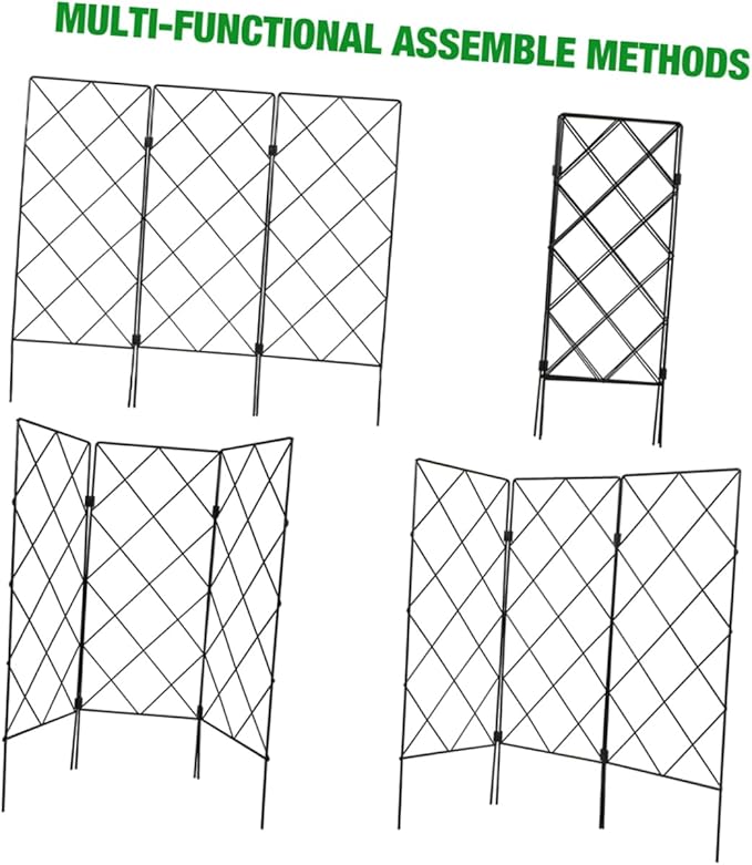 5Pcs Sturdy Plant Climbing Trellis for Garden Support for Potted Plants and Vines Frame for Home and Commercial Gardening