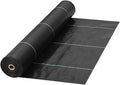 Weed Barrier Fabric Heavy Duty for Garden Weed Barrier Fabric 5.8 OZ 4FT X 100FT Block Control Landscape Woven Geotextile
