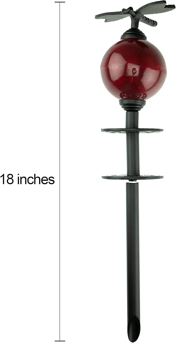 Clever Garden Heavy Duty Decorative Hose Guide - Dragonfly 1 Pack