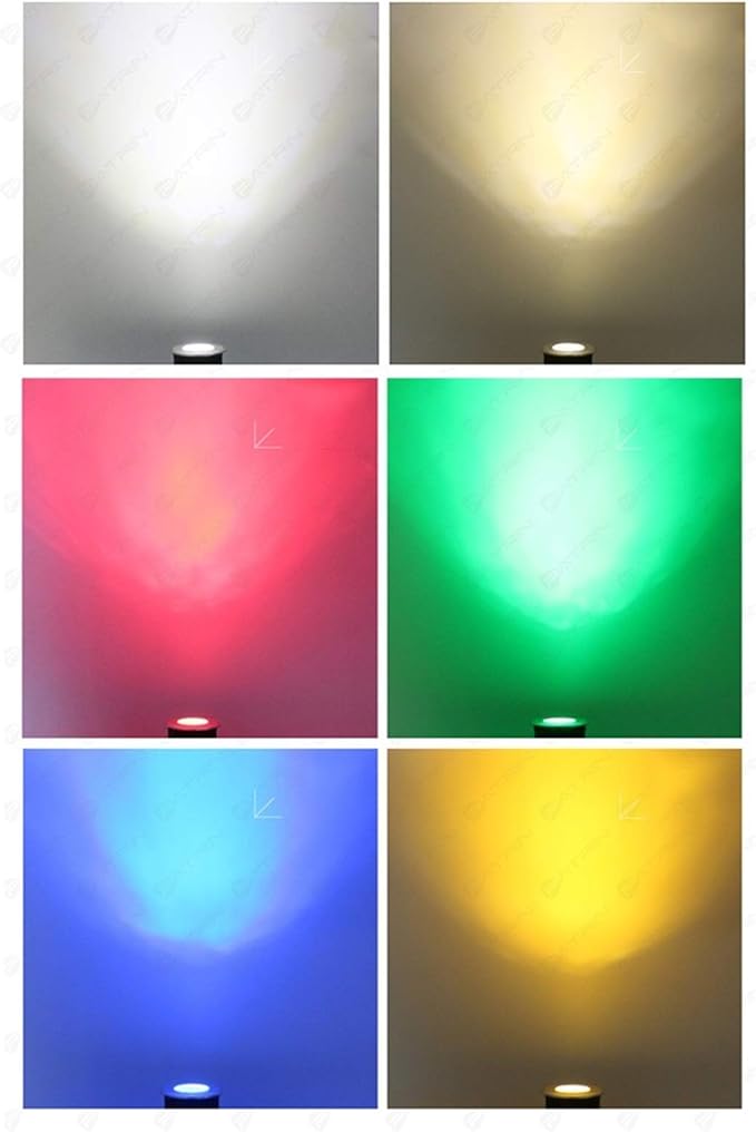Low Voltage Landscape Lights Anti-Glare Honeycomb Tempered Glass 24v Low Pressure Underground Light LED IP67 Waterproof Terrace Floor Lawn Decorative Lighting (Color : Green Size : 3W) (Blue 6W)