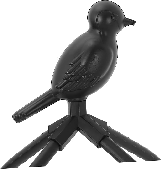 POPETPOP Garden Obelisk Trellis Metal Climbing Plant Support for Roses and Cucumbers Easy to Install Charming Bird Design for Indoor and Outdoor Use