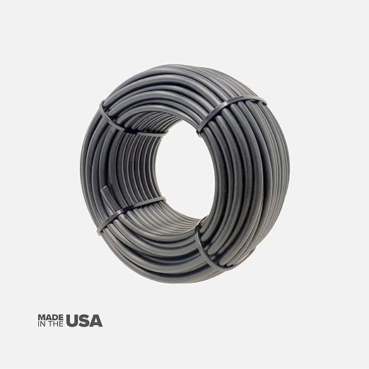 Drip Irrigation Repair and Extension Kit | Made in USA | 107 Piece | 1/4” Fittings Emitters &amp Tubing