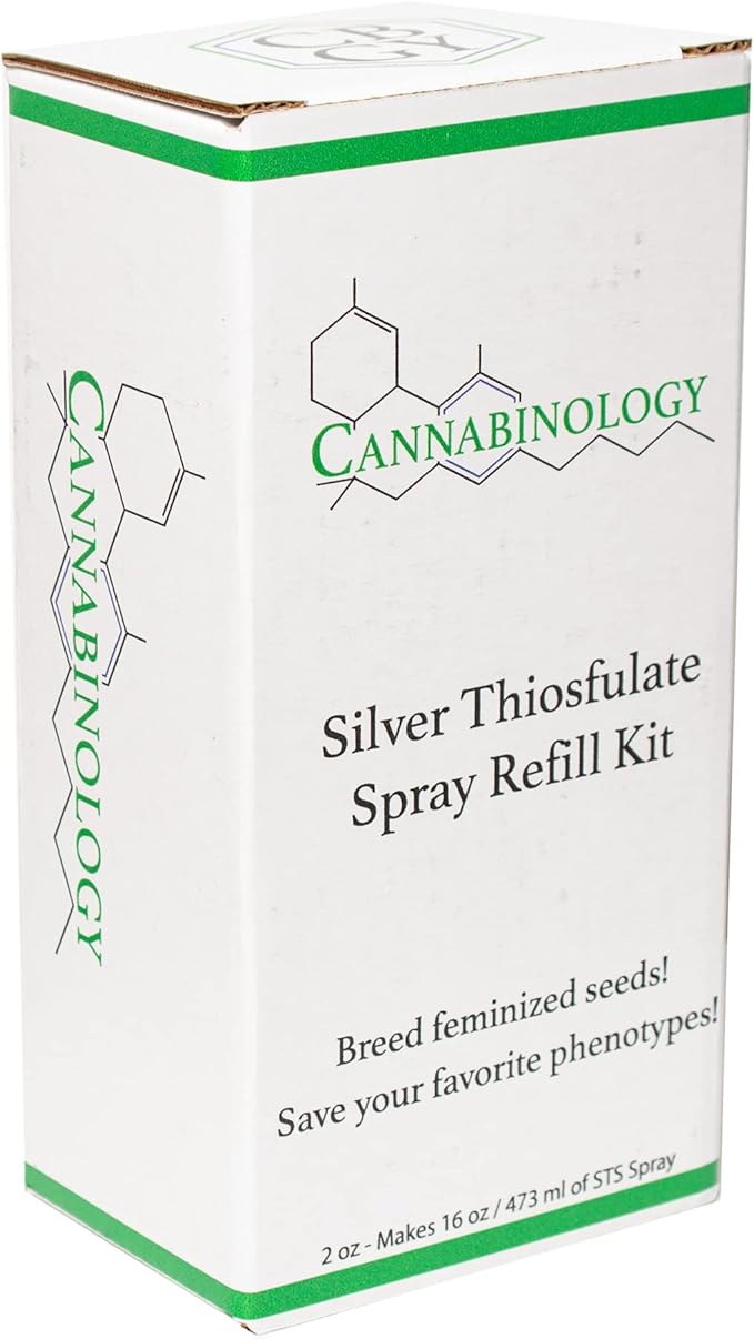 (2 Pack)16 oz Refill - 2 oz/60 ml Silver Thiosulfate Solution (Makes 16 STS Spray) | Feminized Seed Spray |STS Kit Make Seeds Reversal (16 Only) Only