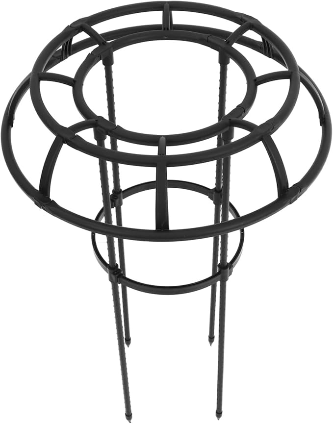 Mipcase Metal Trellis Plant Support Rack Garden Trellis for Potted Plants Sturdy Climbing Flower Stand Fixing Rod