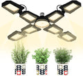 300W LED Deformable Plant Light UV/IR Full Spectrum Grow Lamps Sunlights Indoor Succulent Planting Fill Lights E26/E27 Foldable Panels 100-277V Greenhouse Tent Seeds Vegs Fruit Flowers Hydroponic