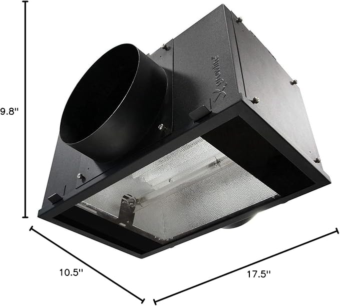 315-1000W HDE-8 Full Body Air Cooled Double Ended Lamp Reflector