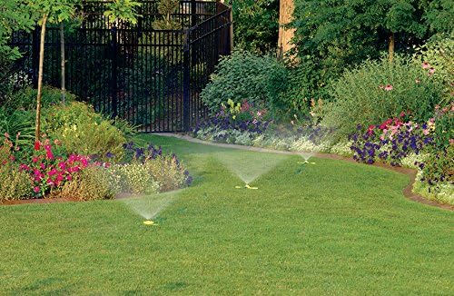 Orbit 58092N Port-A-Rain Hose Watering Sprinkler System Green