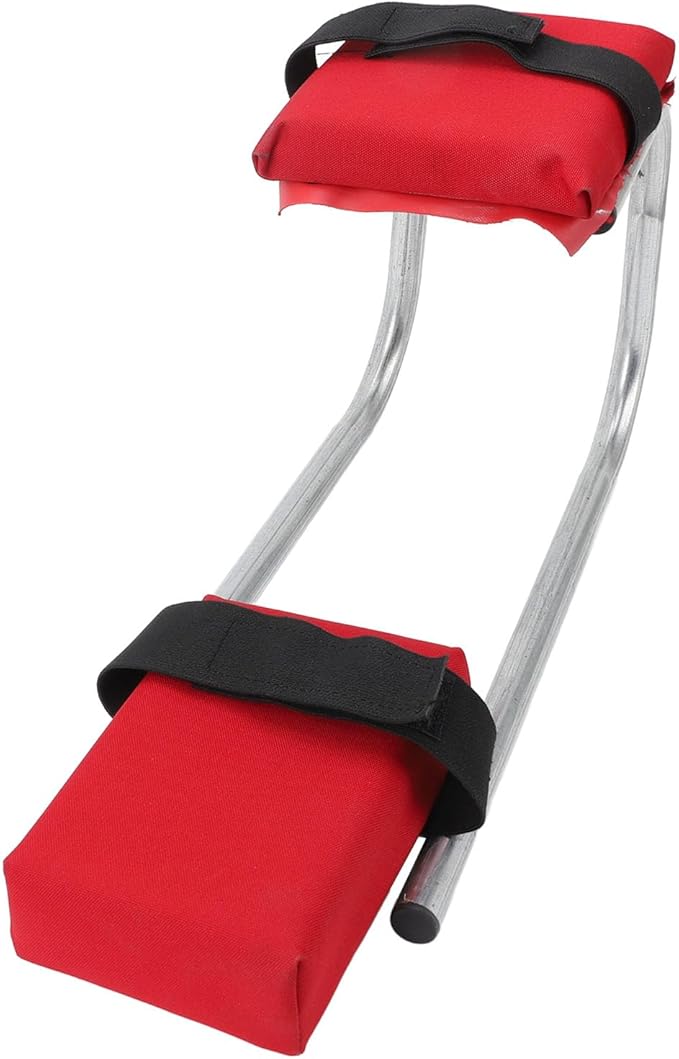 Gardening Knee Seat Labor Saving High Load Bearing Portable with EVA Pad for Repair Work Fishing - Steel EVA Material for Gardeners (Red)